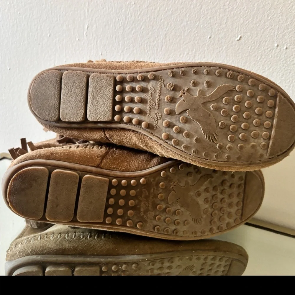 American Eagle Outfitters Fringe Moccasin Ankle Bootie Kids Shoe Size 6